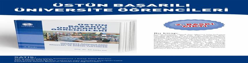 Üstün Başarılı Üniversite Öğrencileri isimli kitabımın 2. baskısı çıktı